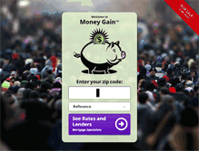 Tablet Screenshot of moneygain.com